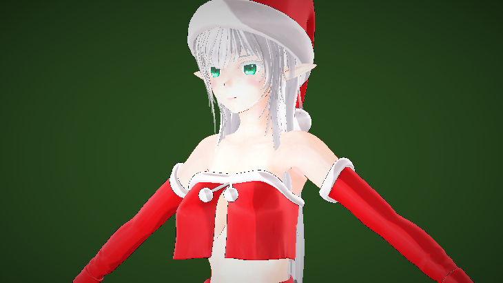 mmd サンタ服