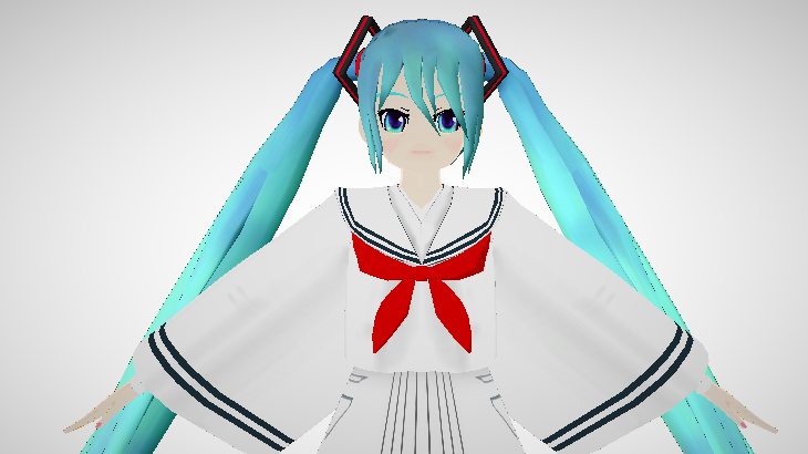 mmd 冬服 コレクション ミク