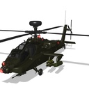 AH-64D Longbow MMDモデル