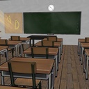 教室ステージMMDモデル