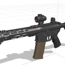 AR-15 MMDモデル