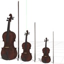 バイオリンMMDモデル