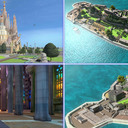 サグラダファミリア と 軍艦島 を探索できるゲームを作成・公開